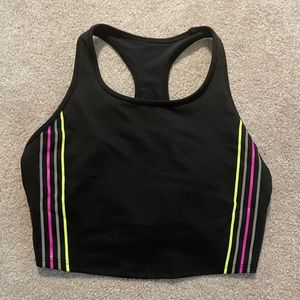 Black Workout Tank/Crop Top